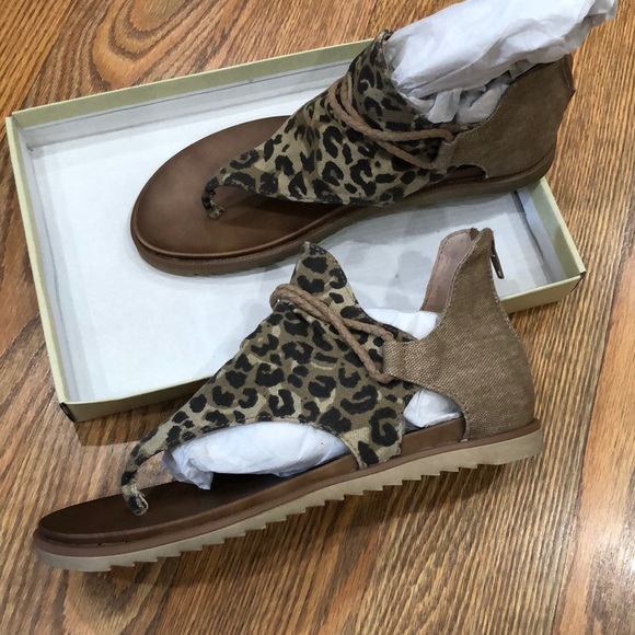 Very G Shoes Brand New Very G Gladiator Cheetah Sandals Poshmark